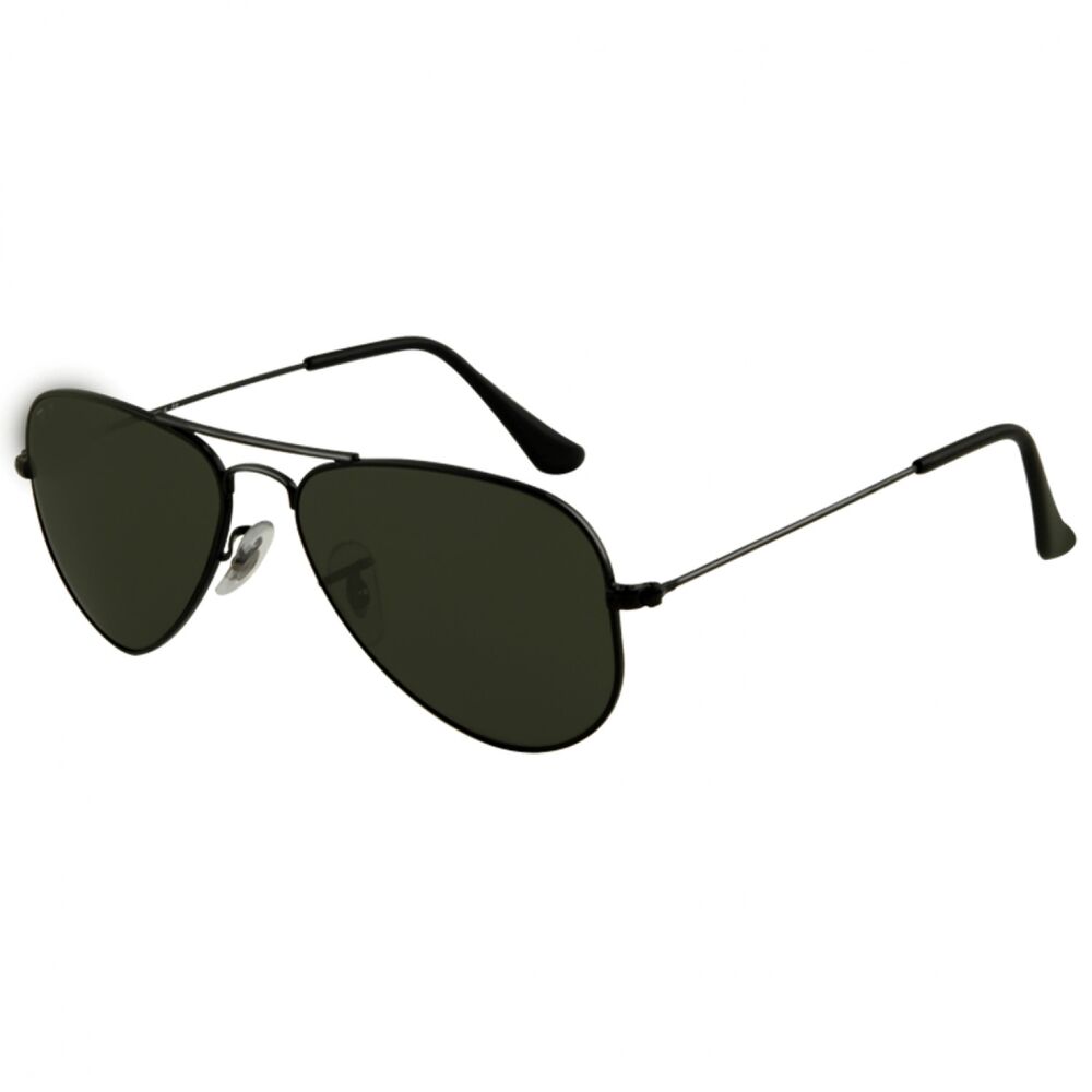 نظارات شمسية رجالية سوداء - 1