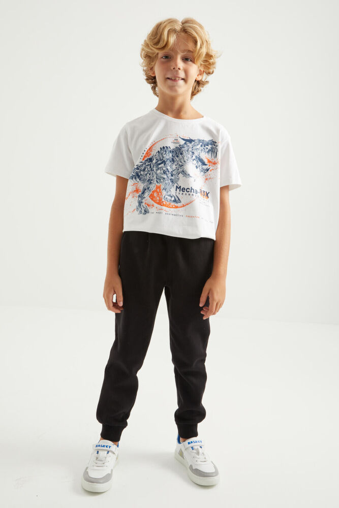 Black Boy's Pajama Pants with very downy Design - 3