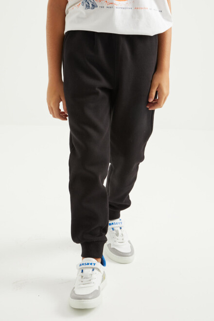 Black Boy's Pajama Pants with very downy Design - 4