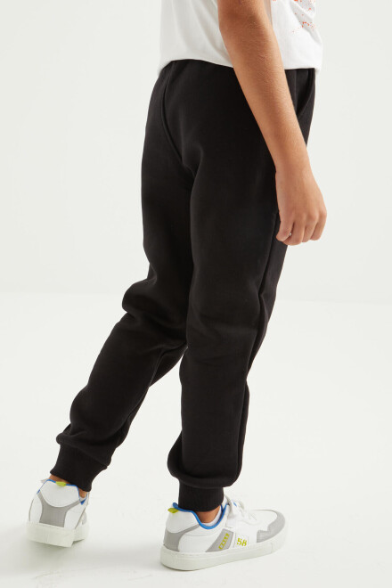 Black Boy's Pajama Pants with very downy Design - 8