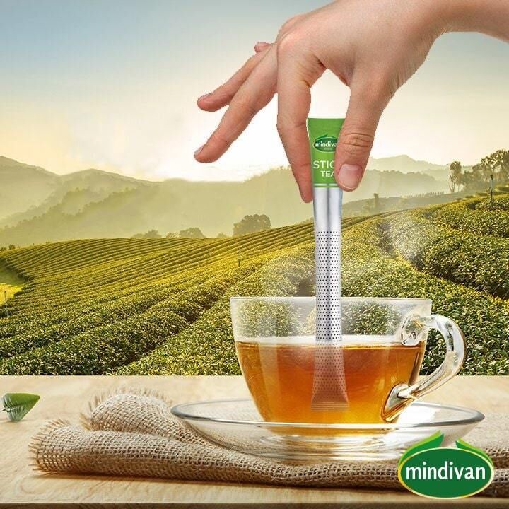 شاي التفاح الطبيعي 20 ظرف شاي اعشاب على شكل أعواد من مينديفان - 2
