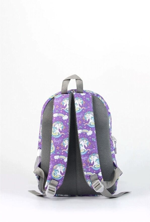 مجموعة حقيبة ظهر من بولو باللون الأرجواني (مجموعة من 3 قطع) - 4