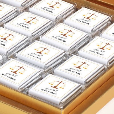 شوكولا مادلين فاخرة في صندوق ذهبي هدية مميزة لمن تهتم بهم 48 قطعة من حجي شريف - 15