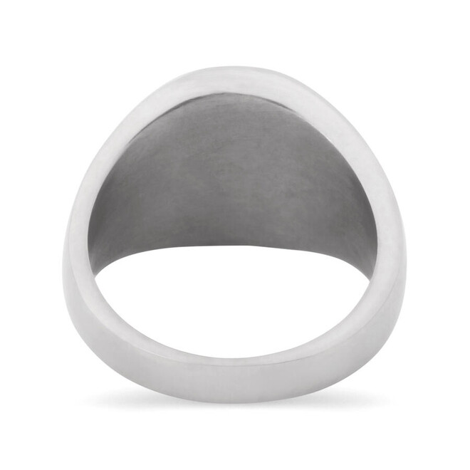 خاتم يين يانغ من الفضة الإسترليني عيار 925 للرجال - 2