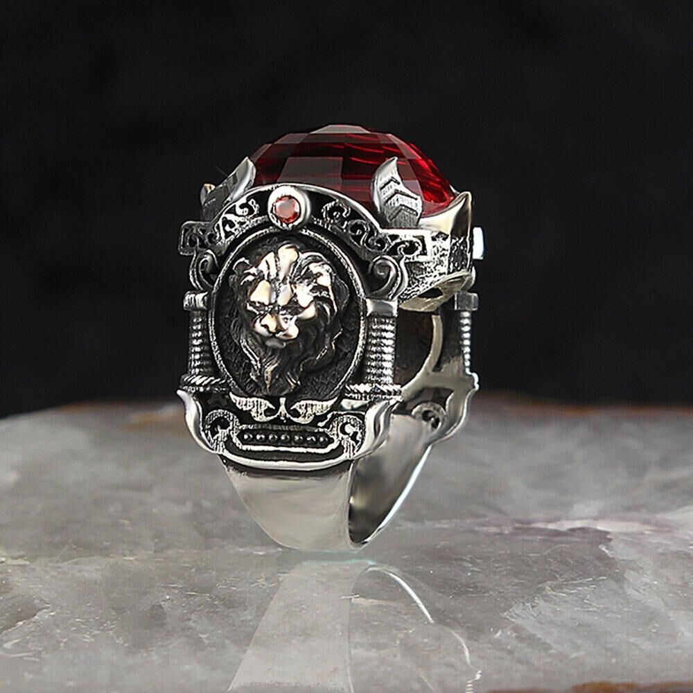 SS 15 MM Wide Lion Design Ring 001-620-00135 Austin | Franzetti Jewelers |  Austin, TX