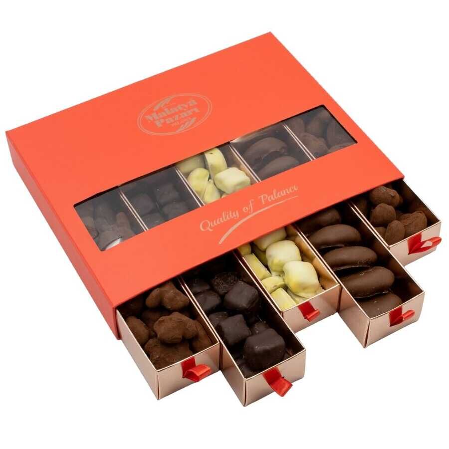 A set of luxurious chocolates with different flavors - 1