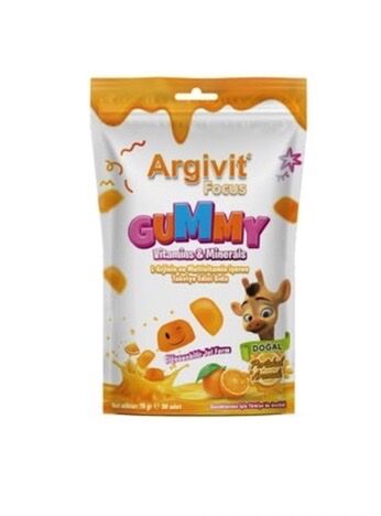Argivit Focus Gummy Food Supplement Chewable Form 30 Pcs - 1
