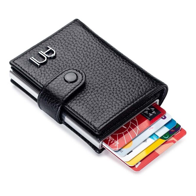Automatic Pop Up Leather Card Holder - 6