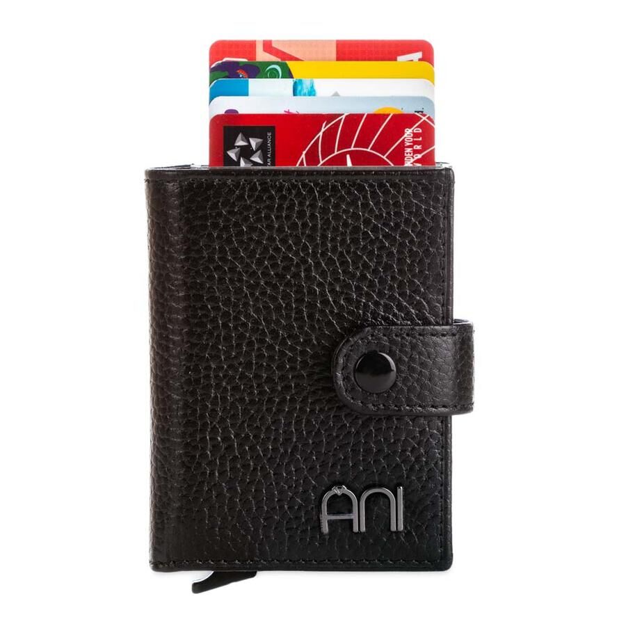Automatic Pop Up Leather Card Holder - 9