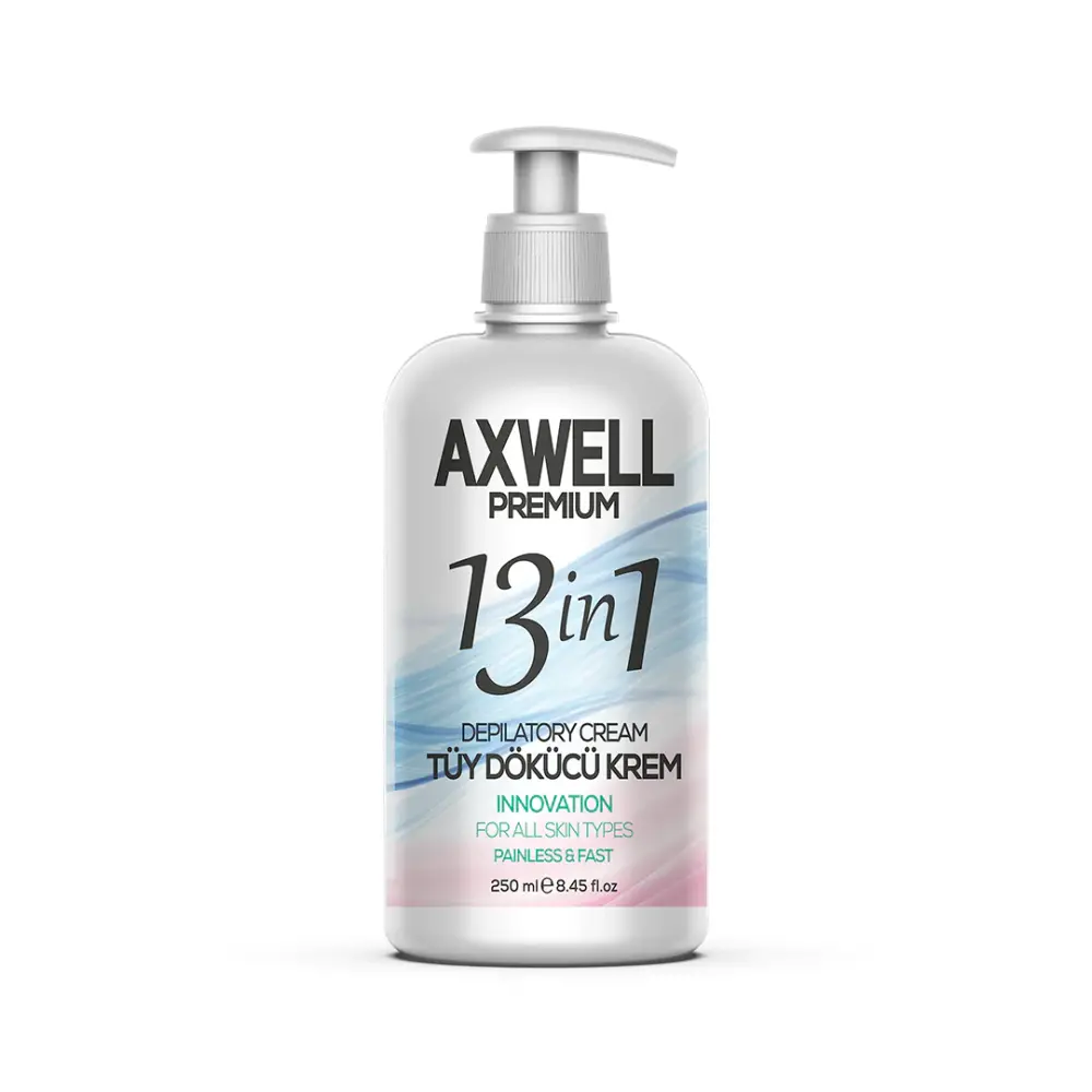AXWELL 13in1 Tüy Dökücü Krem Vücut Bacak Bölgesi Tüm Cilt Tipleri İçin 250 ml - 1