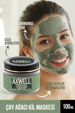 Axwell Çay Ağacı Kil Maskesi 100ml - 2
