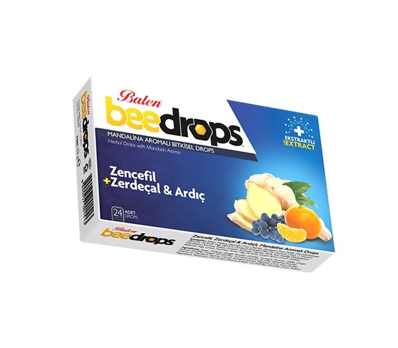 Balen Beedrops Ginger+Turmeric-Juniper Tangerine Flavored Drops - 1