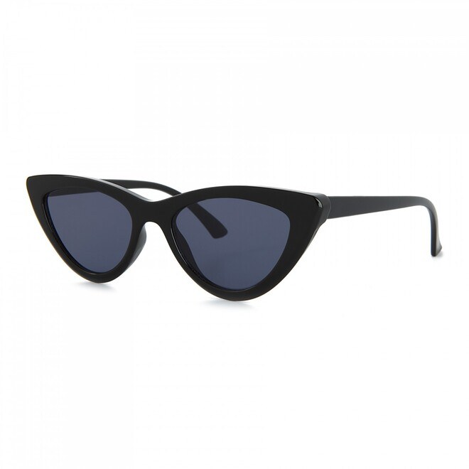 Black plain womens sunglasses - 2