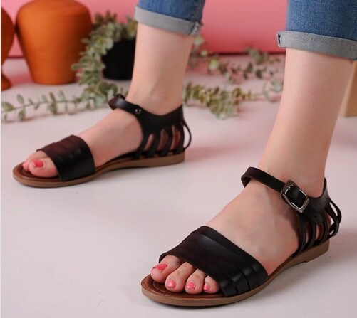 Black sandals - 1