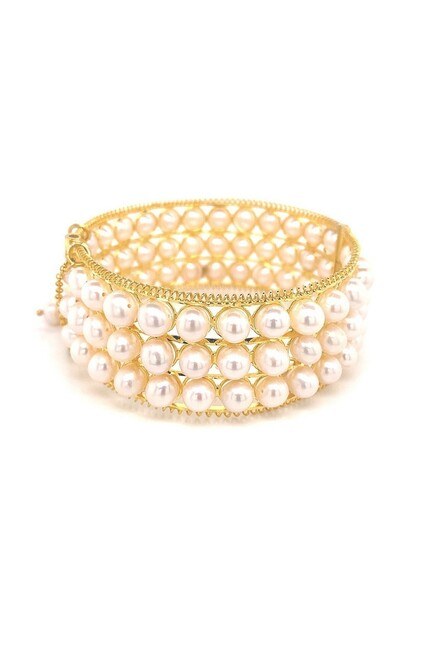 Bracelet of Natural Pearls and Sterling Silver 925 - 1