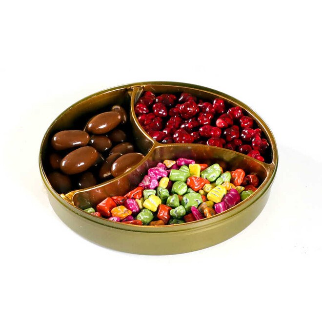  Chocolate dragee circular box 200 g from Hci serif - 2