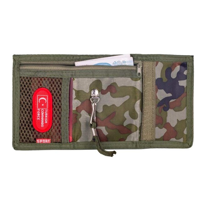 Commando Style Camouflage Pattern Military Wallet - 3