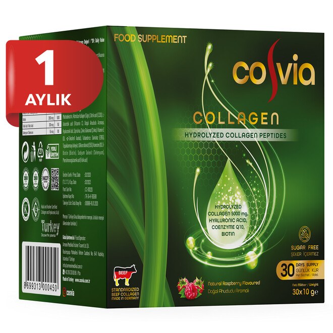 Cosvia Collagen Hidrolize Peptid 1 Pk. 30 Saşe (1 Aylık) - 2