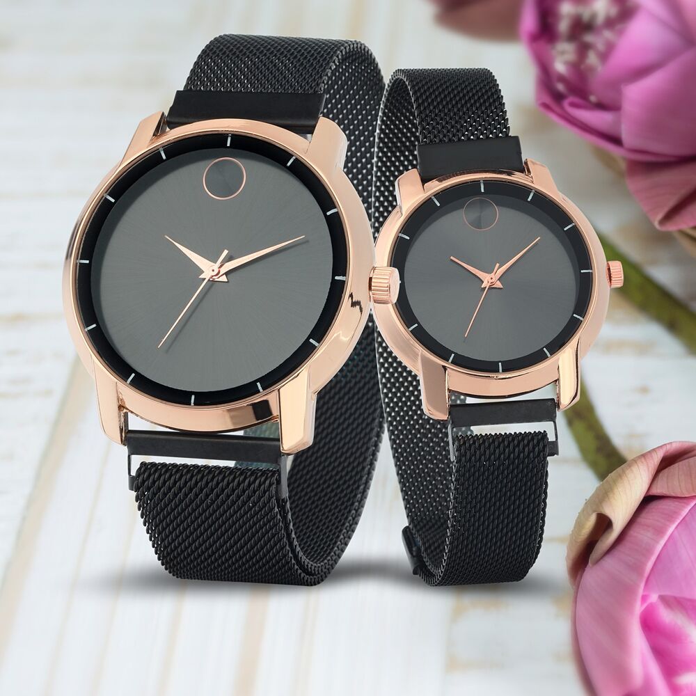 Couple Watches Set With Magnet - 2
