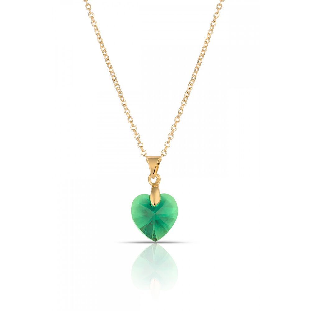 Crystal Heart Design Women Necklace - 6