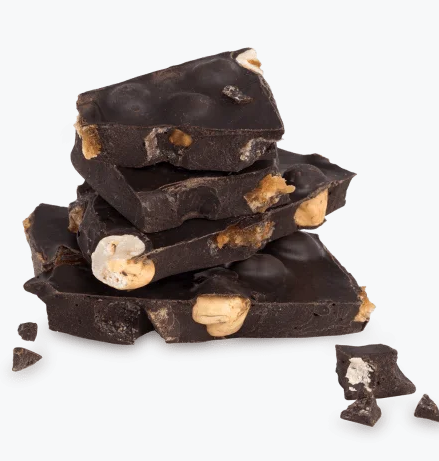 Dark Chocolate with Hazelnuts and Raisins - 1