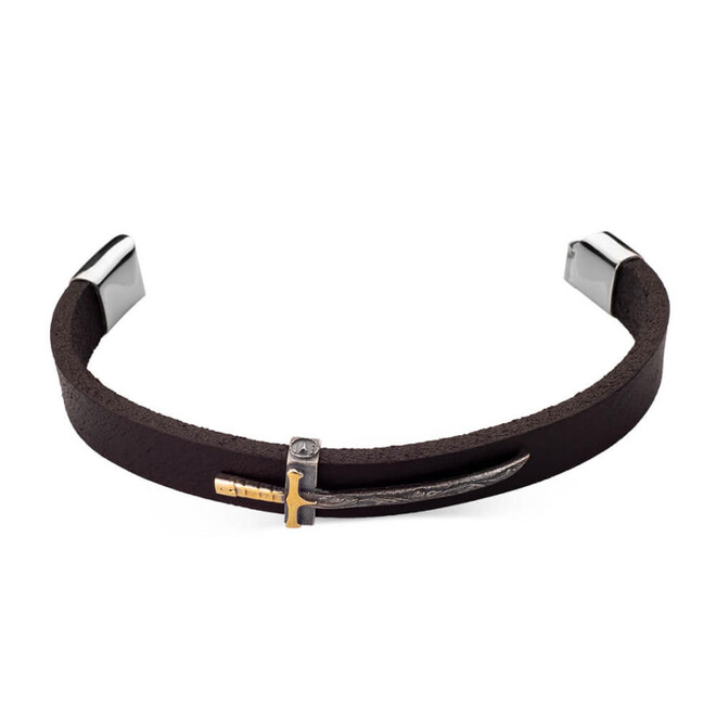 Diriliş Ertuğrul Men's Sword Leather Bracelet - 3