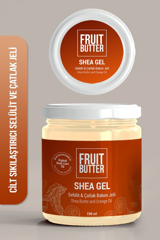 Dry Skin Care Gel with Shea Butter and Orange Oil - 1