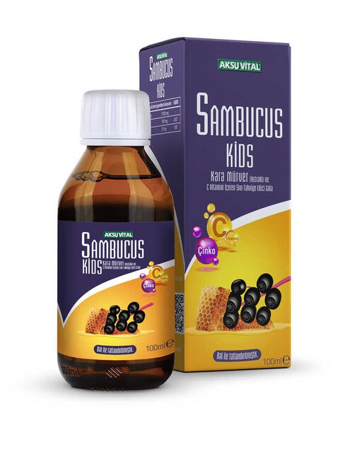 Aksuvital - Elderberry Syrup (Sambucus ) to strengthen the immune system of children by Shiffa