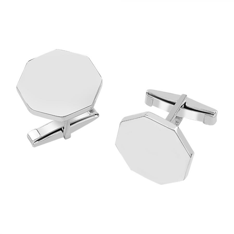 Elegant Design 925 Sterling Silver Cufflinks - 1
