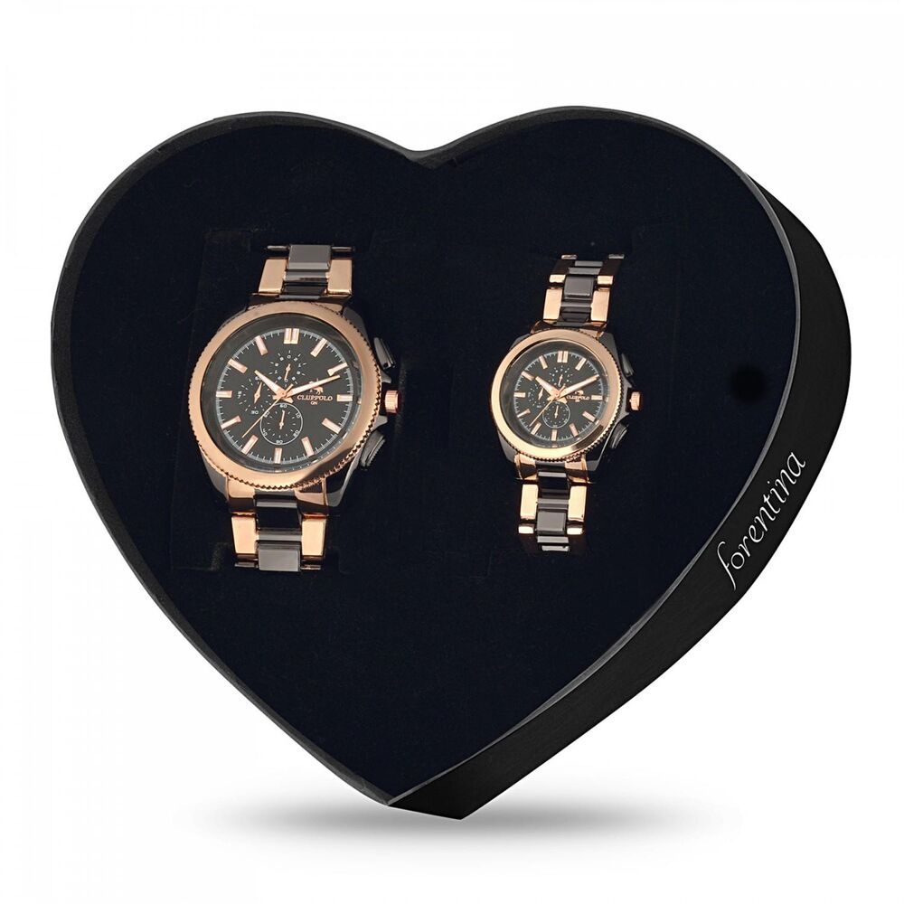 Elegant Watch in Special Gift Box - Tow Pieces - 1