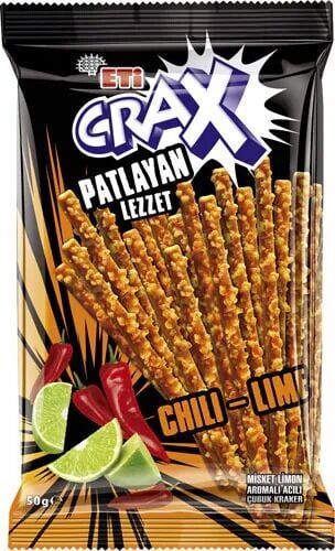 Eti Crax Crackers wIth Spicy and Lemon Flavor - 20 pcs - 1