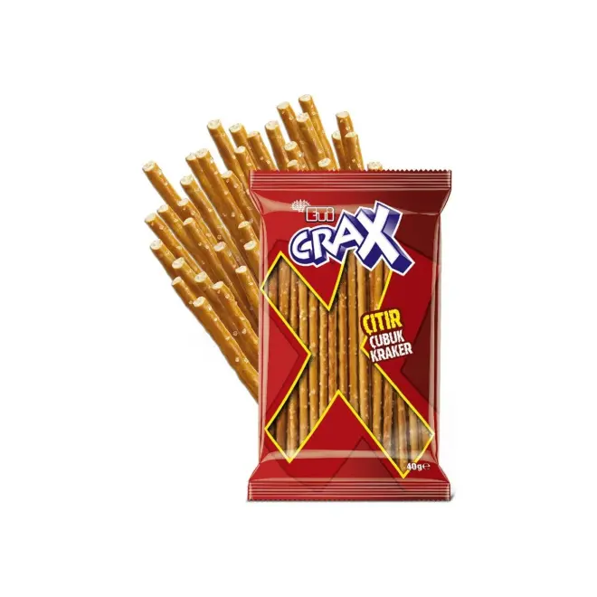 Eti Crax Plain Stick Cracker 40gr 34 Pieces - 1