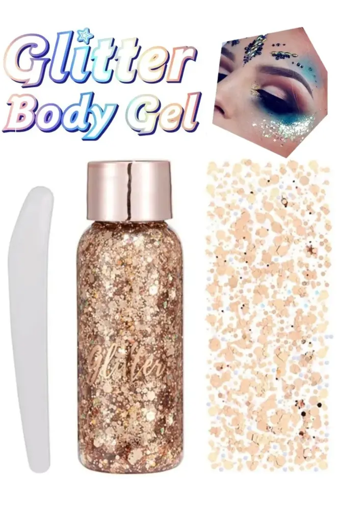 Face And Body Shine Sim Glitter Gel 30gr - 2