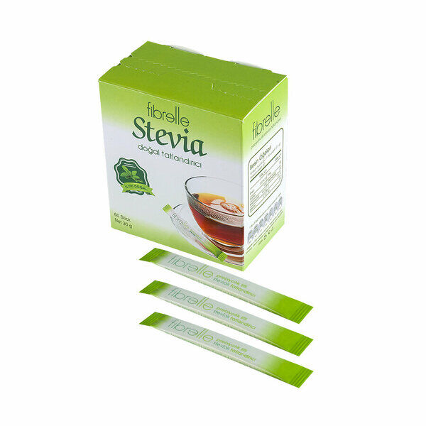 Fibrelle Prebiyotik Lifli Stevia Tatlandırıcı 0,5 gr (60 Adet) Kutu - 1