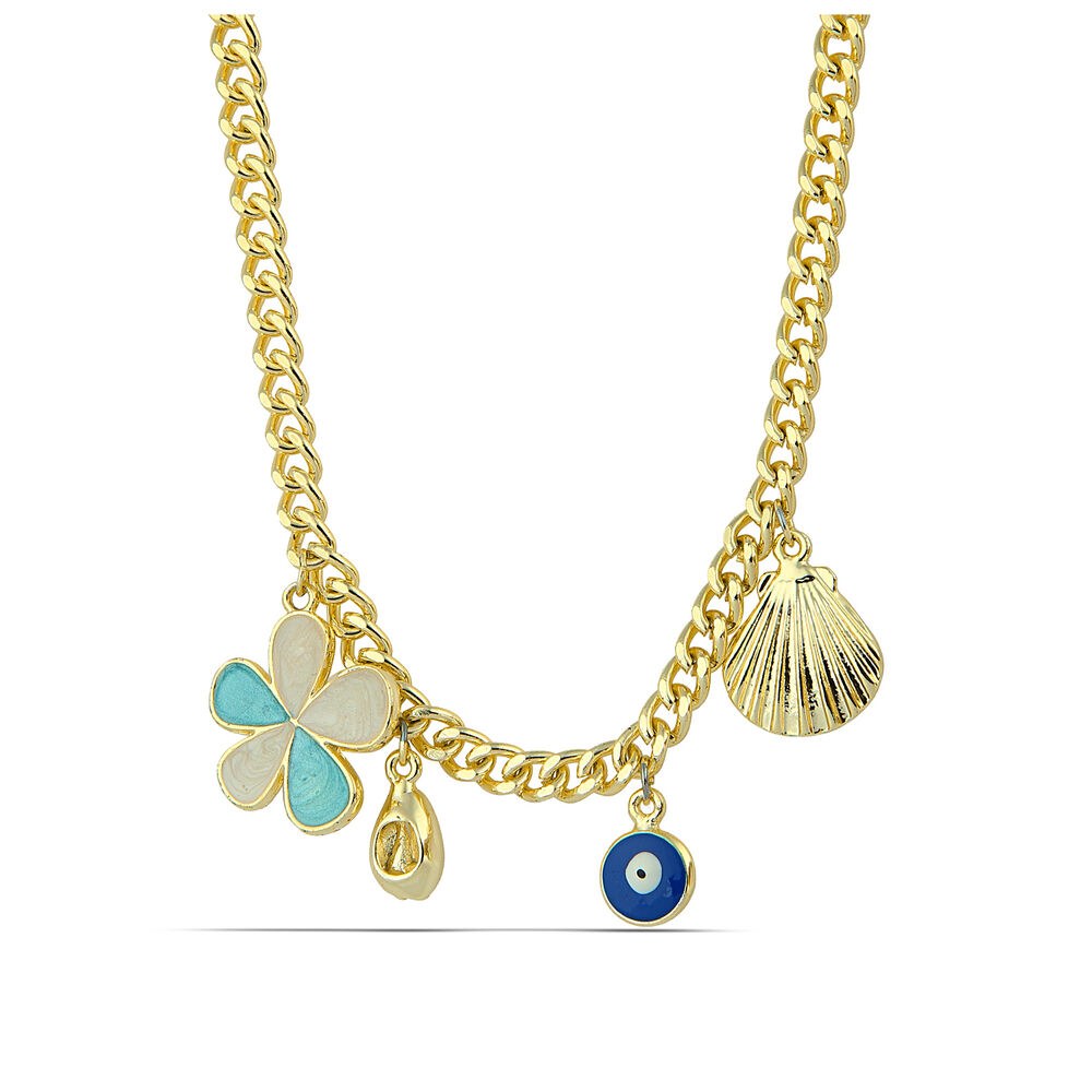 Flower chain necklace - 1