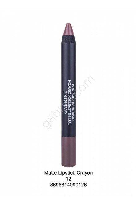 Gabrini Matte Lipstick Crayon - 12