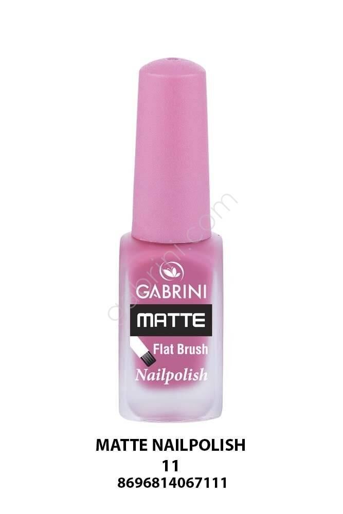 Gabrini Matte Nail Polish 11 Flat brush - 1