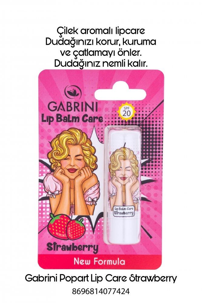 Gabrini Popart lip balm (strawberry) - 1