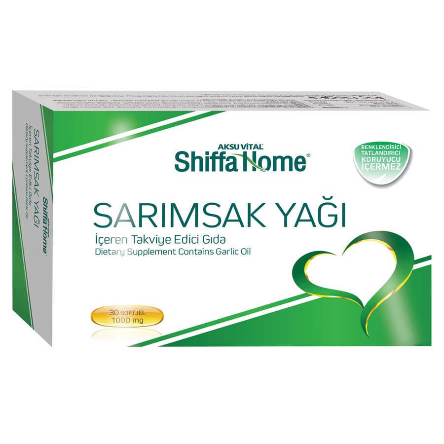 Garlic oil Softgels capsules for heart health and increasing body resistance by Shiffa - 1