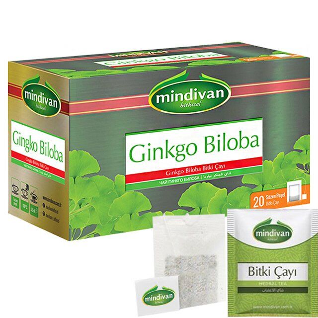 Ginkgo tea (Ginko biloba) 20 herbal tea bags - 1