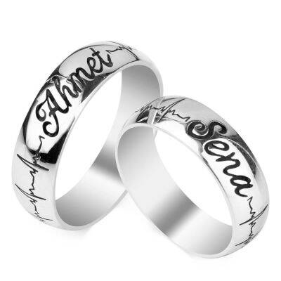 Nikayla Jewelry | Nikayla Ring Silver Couple White Doff D