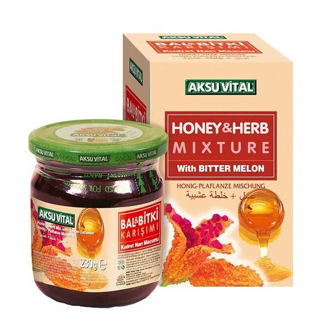 Aksuvital - Honey Bee with Herbs and Momordica Kidney Function 230 gr