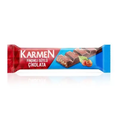 Karmen Hazelnut Chocolate 40 gr - 12 Pcs - 1