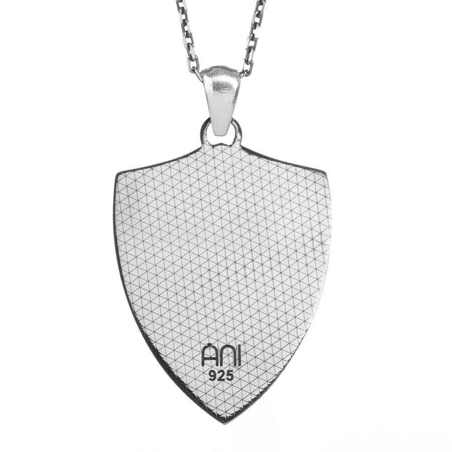 Lion Figured Special Design Silver Necklace - 3