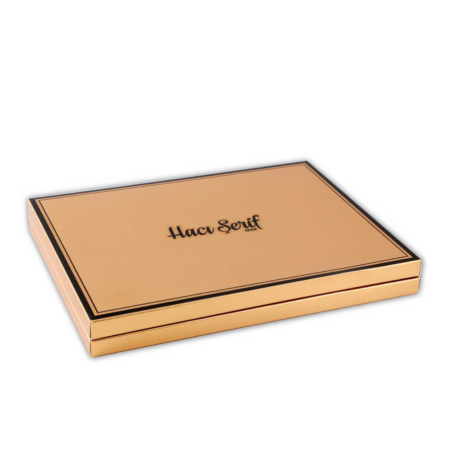 Luxurious chocolate pieces , golden box for your special occasions 740 g from Haci Sarif - 3