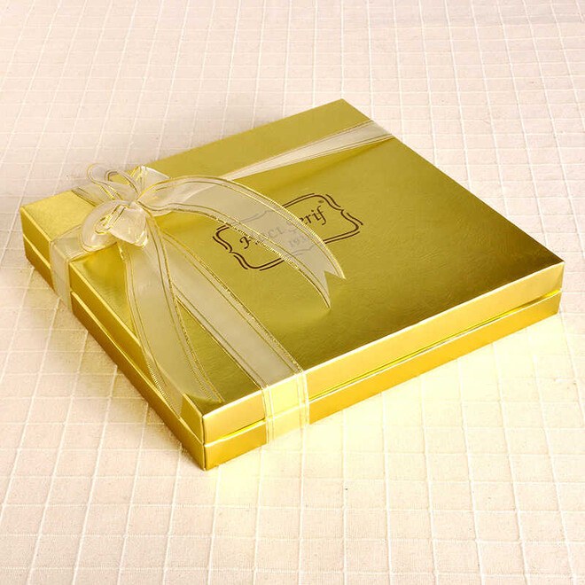 Hacı Şerif - Luxury Madlen chocolate in golden box, a special gift for you , 32 pc from Haci Sarif