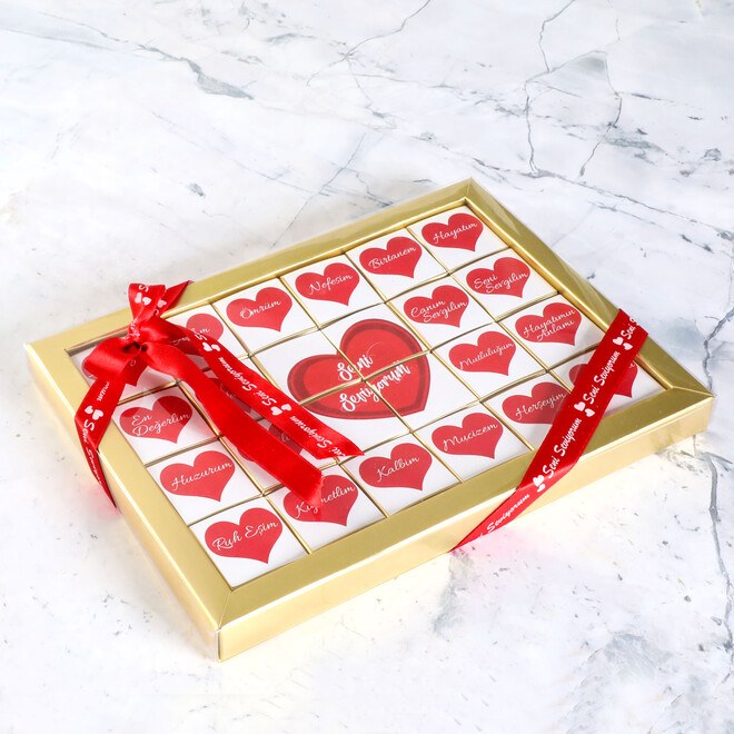 Hacı Şerif - Madeleine's chocolate jigsaw puzzle for Valentine's Day