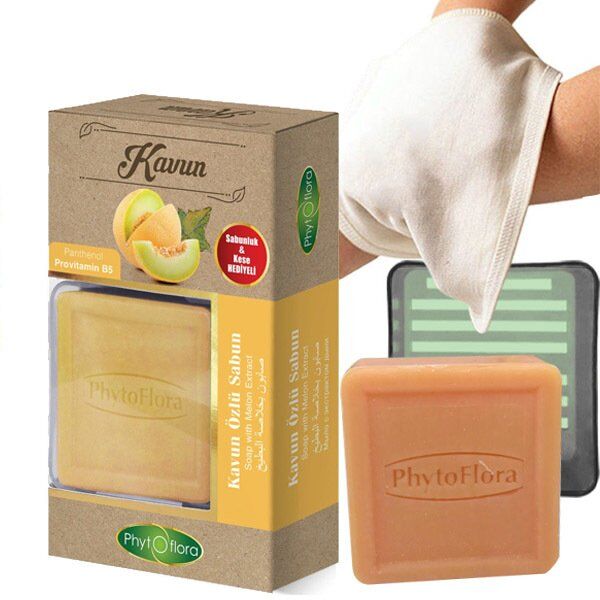 Melon Soap for Dry Skin Care - 1