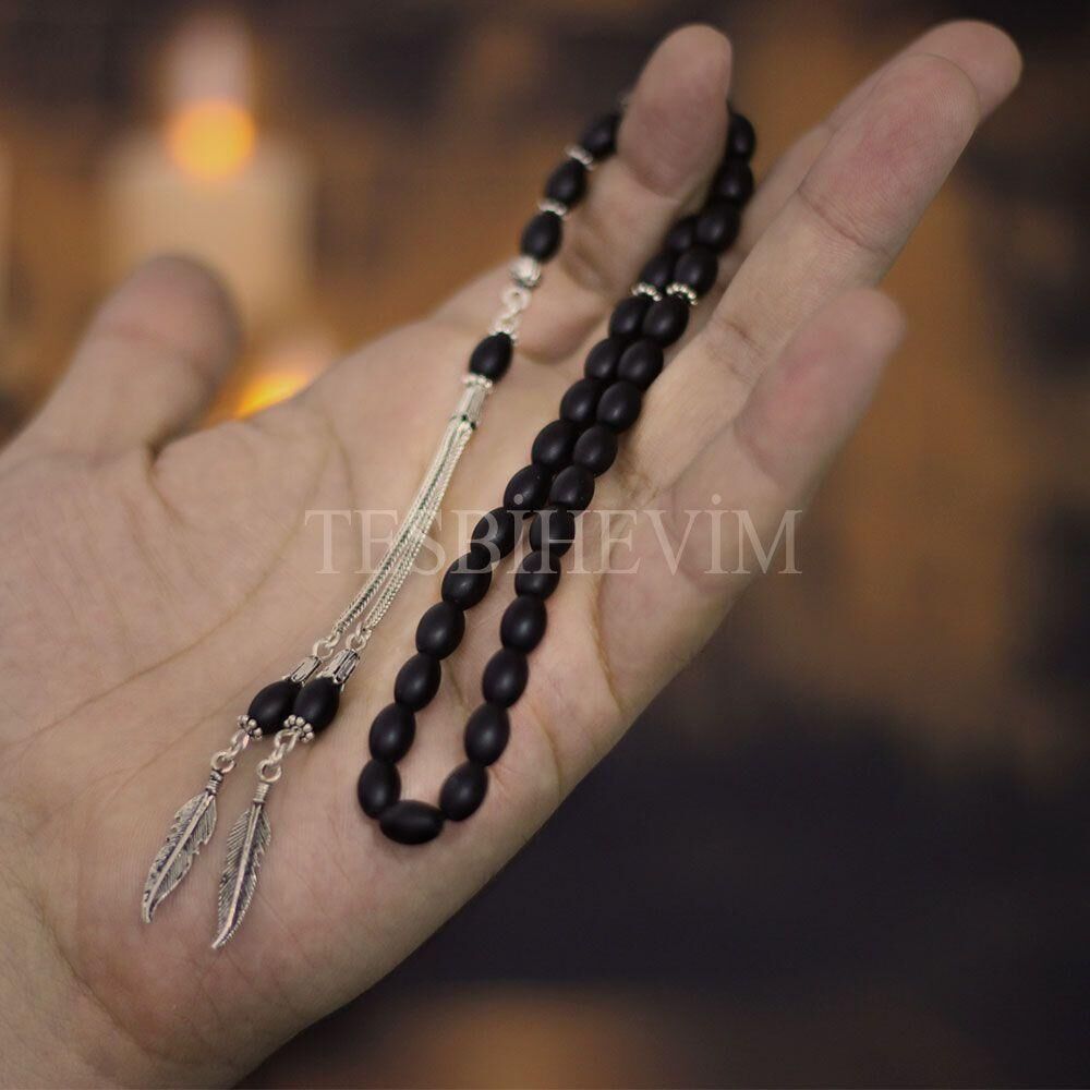 Men's rosary made of onyx gemstone - 2