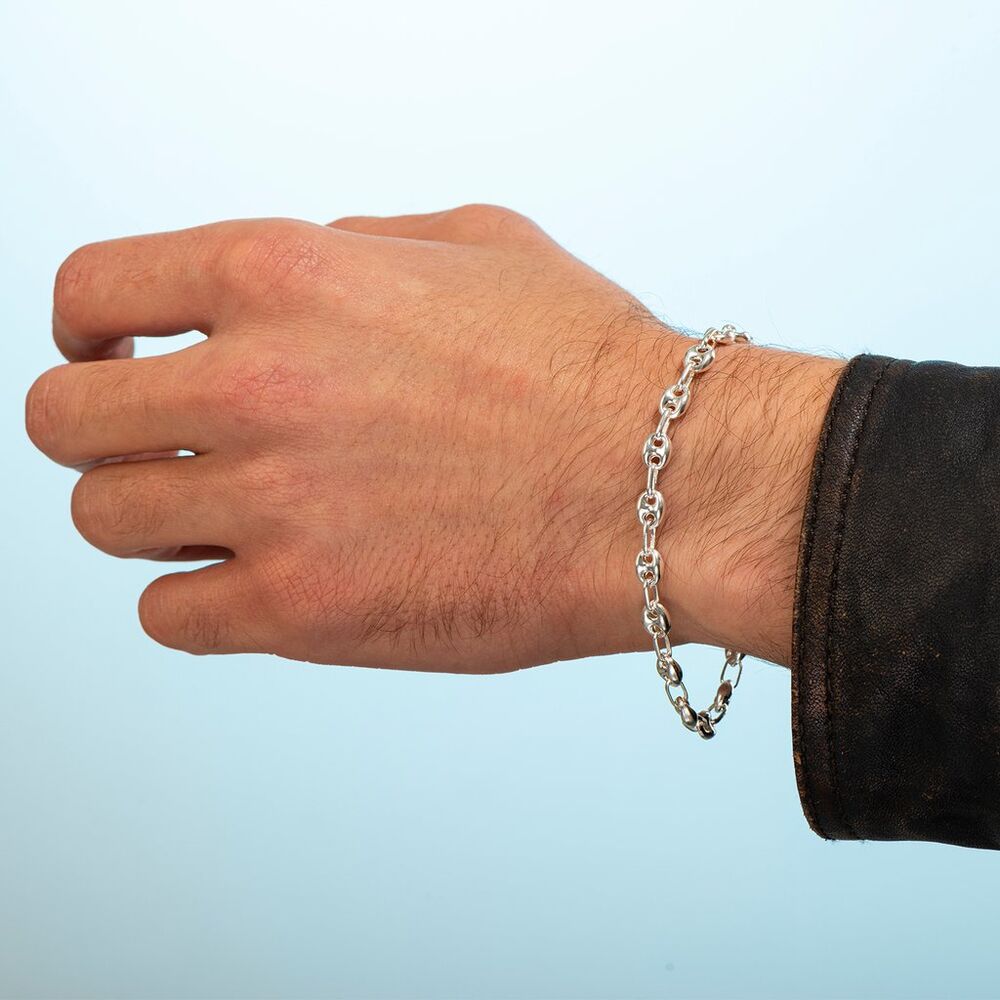 Mens silver bracelet Al Bahar design bracelet - 3